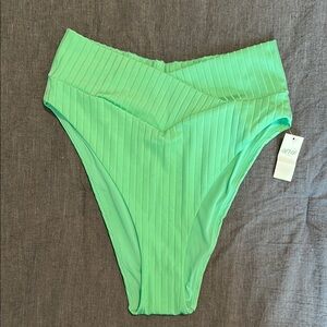 Aerie Mint Green High-Waisted Bikini Bottom